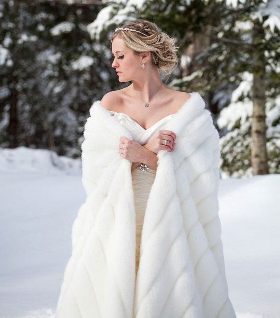 brautkleid winter