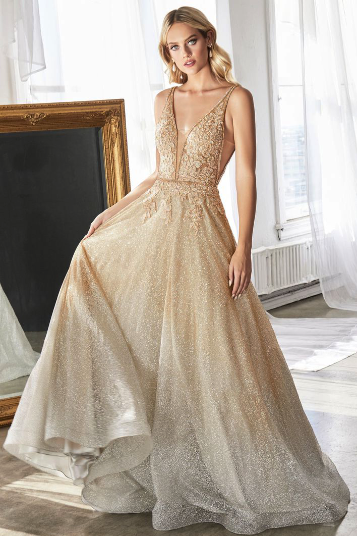 Elegantes abendkleid a-linie