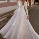 bescheidenes brautkleid