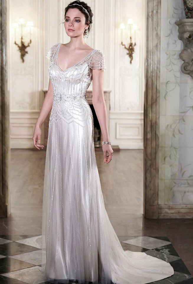 Art-Deco-inspirierte Hochzeit