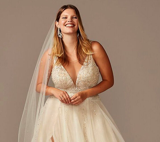 plus size brautkleid