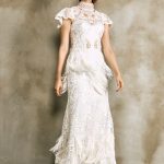 Brautkleid im Patchwork-Stil